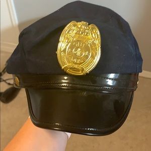 Police officer Halloween costume hat